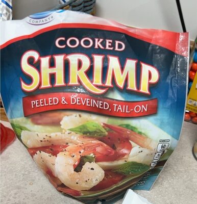 Peeled & Deveined, Tail-On Cooked Shrimp