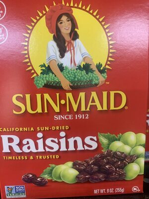 Sun-Maid California Sun-Dried Raisins 9 oz Bag in a Box