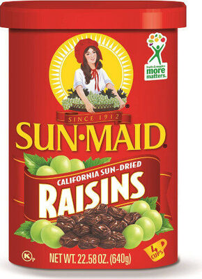 Sun-Maid California Sun-Dried Raisins  22.58 oz Canister