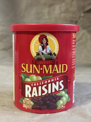 Sun-Maid California Raisins 500g Reclosable Canister