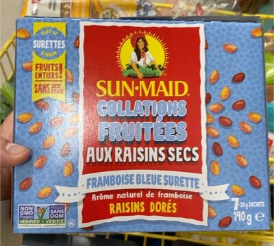 Sour Blue Raspberry Fruity Golden Raisin Snacks, Sour Blue Raspberry