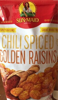 Chili Spiced Golden Raisins, Chili Spiced