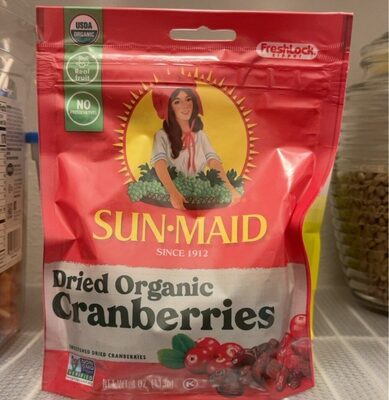 Dried Organic Cranberries