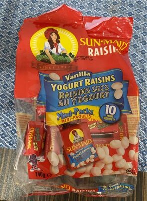 Vanilla Yogurt Covered Raisins Mini Snacks, Vanilla