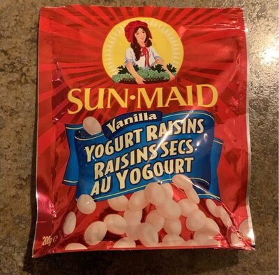 Vanilla Yogurt Covered Raisins, Vanilla