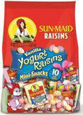 Sun-Maid Mini-Snacks Pastel Vanilla Yog Rsn 10-Ct Bag/.5oz Ctn