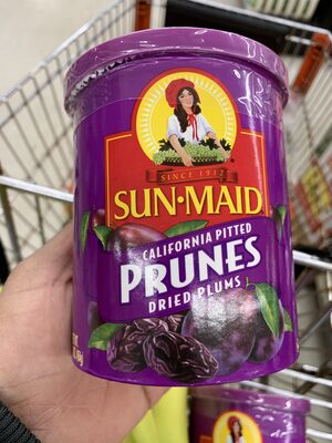 Sun-Maid California Whole Pitted Prunes 16oz Resealable Canister