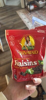 Sun-Maid California Sun-Dried Raisins 10oz Fresh-Lock Zipper Bag