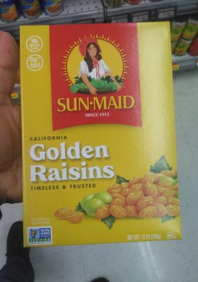 Sun-Maid California Golden Raisins 12oz Bag in a Box