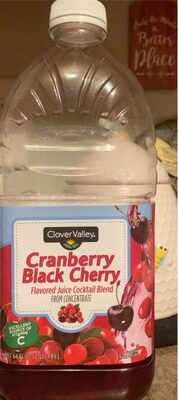 Cranberry Black Cherry Flavored Juice Cocktail Blend From Concentrate, Cranberry Black Cherry