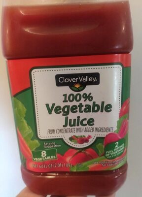 100% Vegetable Juice From Concentrate