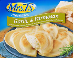 Garlic & Parmesan Pierogies, Garlic; Parmesan