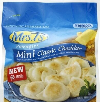 Mini Classic Cheddar Pierogies, Cheddar