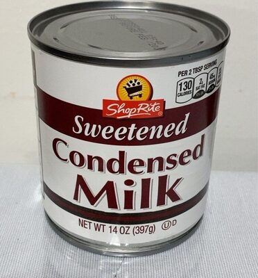 Sweetened Condensed Milk, Sweetened