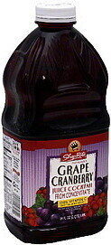 Shoprite, Juice Cocktail, Grape Cranberry, Grape Cranberry