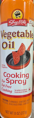 Shoprite, Vegetable Oil Cooking Spray