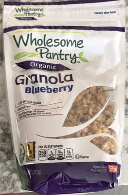Organic, Blueberry Granola, Blueberry