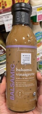 Organic, Balsamic Vinaigrette Dressing, Balsamic Vinaigrette
