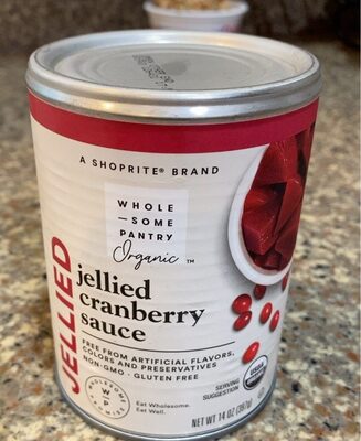 Organic, Jellied Cranberry Sauce, Jellied Cranberry