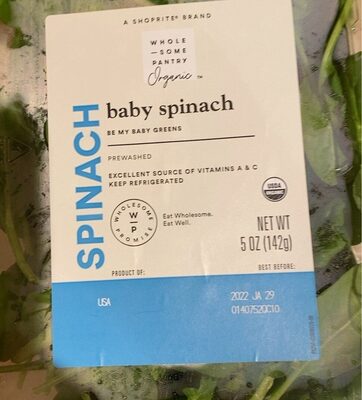 Organic, Baby Spinach