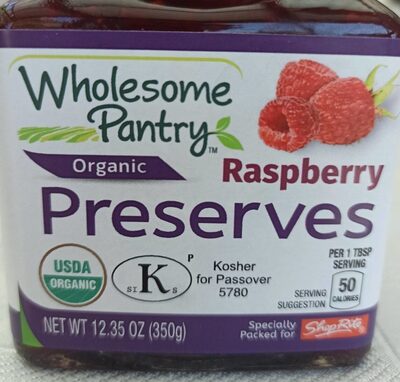 Raspberry Organic Preserves, Raspberry