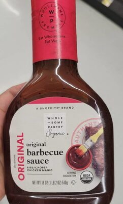 Organic, Original Barbecue Sauce, Original