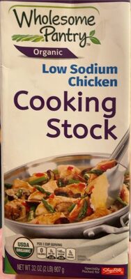 Organic, Low Sodium Chicken Cooking Stock, Low Sodium Chicken
