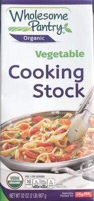 Organic, Vegetable Cooking Stock, Vegetable