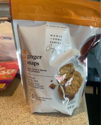 Organic, Ginger Snaps, Ginger
