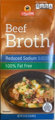 Beef Reduced Sodium 100% Fat Free Broth, Beef