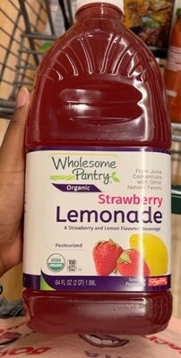 Organic, Strawberry Lemonade, Strawberry