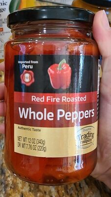 Red Fire Roasted Whole Peppers, Red Fire Roasted