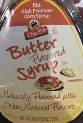 Butter Flavored Syrup, Butter