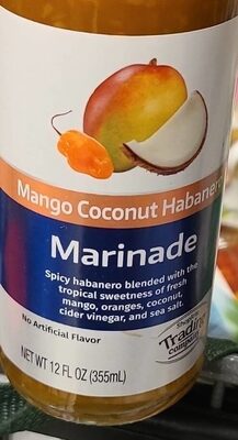Mango Coconut Habanero Marinade, Mango Coconut Habanero