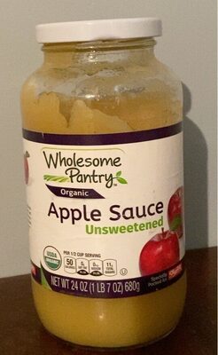 Organic, Unsweetened Apple Sauce, Unsweetened