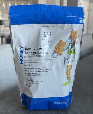Organic, Honey Mini Bear Grahams, Honey