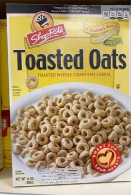 Toasted Oats Toasted Whole Grain Oat Cereal, Toasted Oats