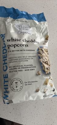 Organic, White Cheddar Popcorn, White Cheddar