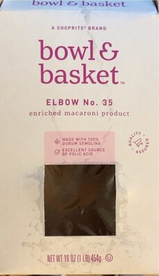 Enriched Macaroni Product, Elbow No. 35