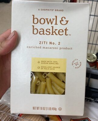 Enriched Macaroni Product, Ziti No. 2