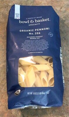 Specialty, Macaroni Product, Organic Pennoni No. 206