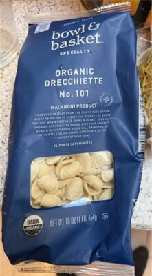 Specialty, Macaroni Product, Organic Orecchiette No. 101