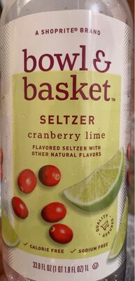 Cranberry Lime Seltzer, Cranberry Lime