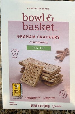 Cinnamon Low Fat Graham Crackers, Cinnamon