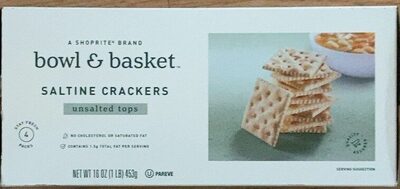Unsalted Tops Saltine Crackers, Unsalted Tops Saltine
