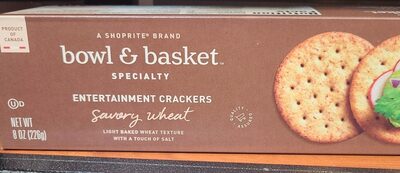 Specialty, Savory Wheat Entertainment Crackers, Savory Wheat