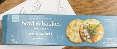 Specialty, Original Water Crackers, Original