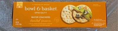 Specialty, Toasted Sesame Water Crackers, Toasted Sesame