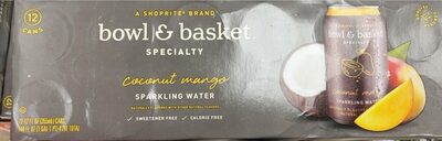 Specialty, Coconut Mango Sparkling Water, Coconut Mango