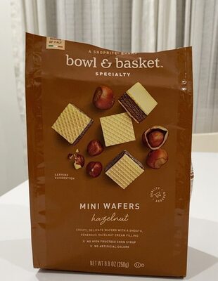 Specialty, Hazelnut Mini Wafers, Hazelnut